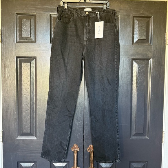 NWT Frame Le High Tight & Straight Inkwell Denim Size 31 - Picture 2 of 8